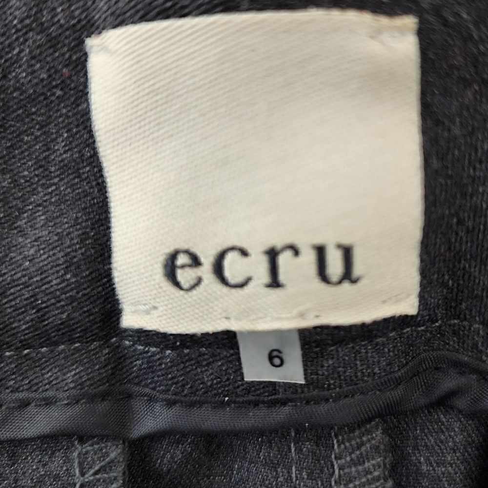 ECRU WOMEN'S NEW SANTANA SLIM LEG FLAT FRONT PANTS SIZE 6 - Picture 6 of 7